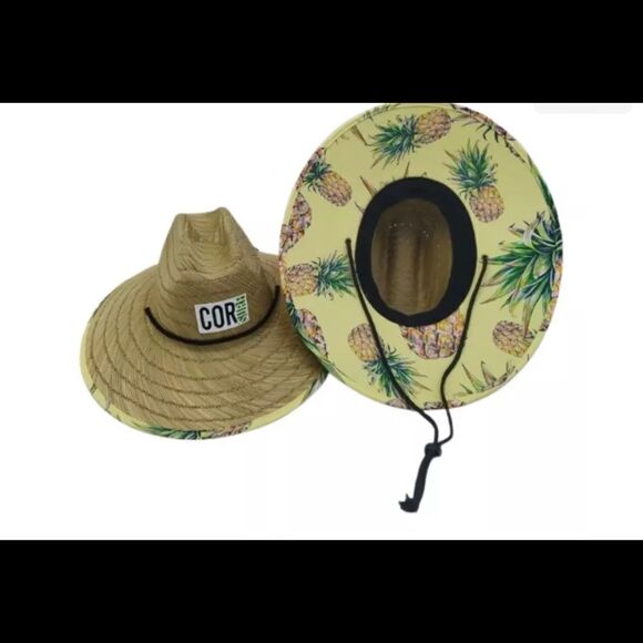 NWT COR Surf Straw Lifeguard Sun Hat    - Picture 9 of 12